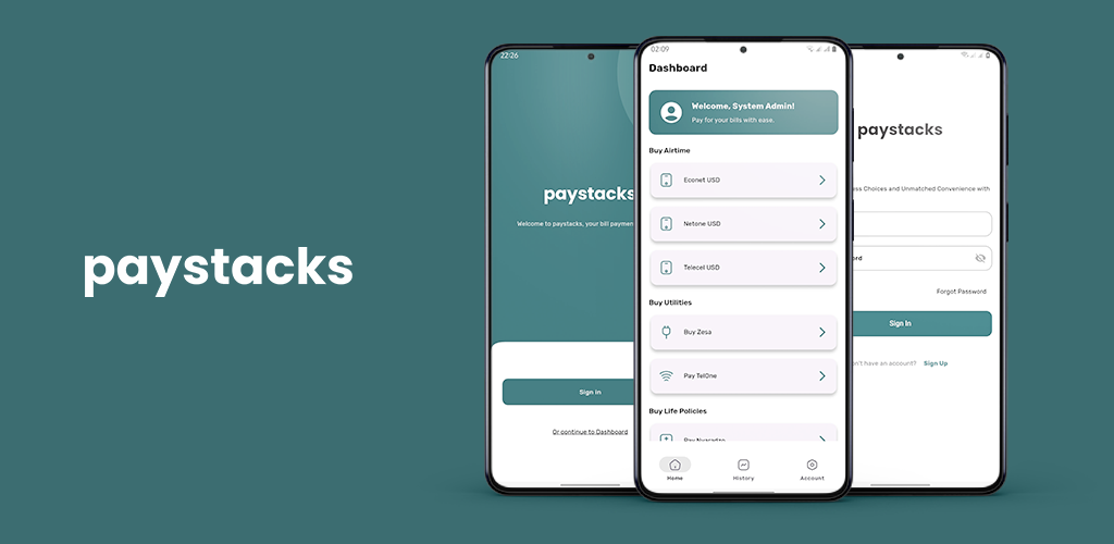Paystacks – Mobile App